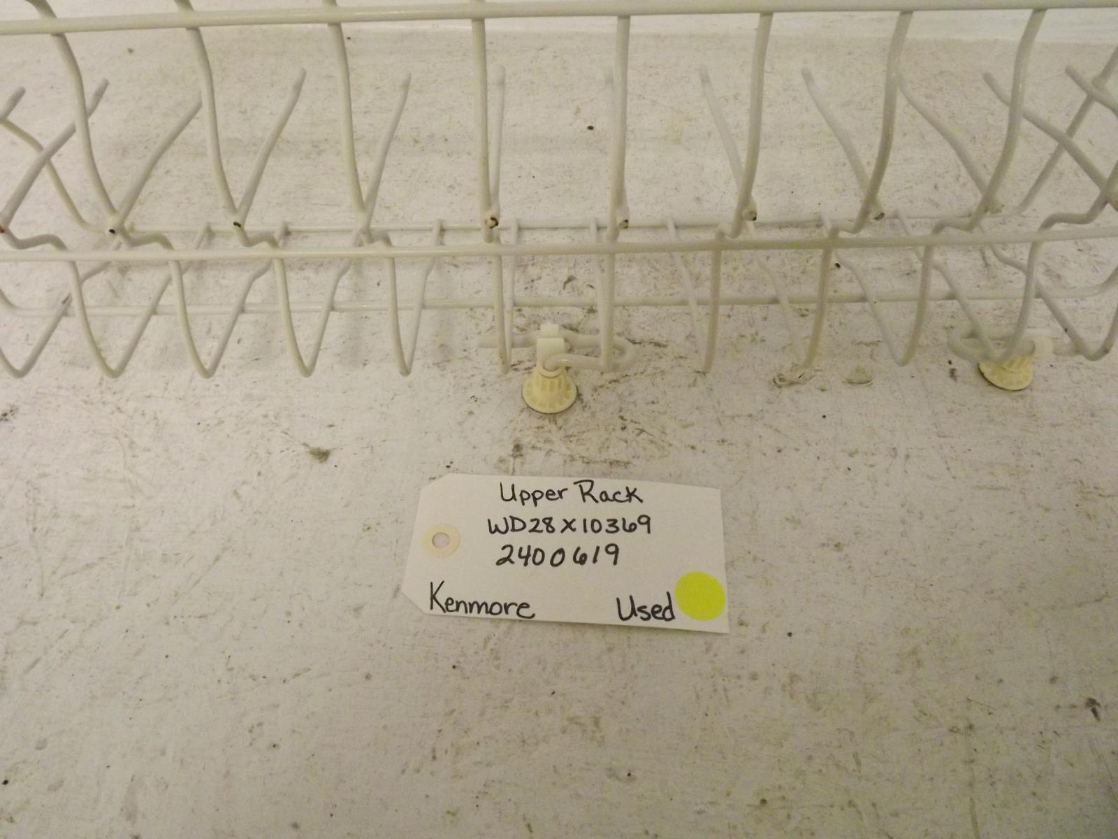 Kenmore Dishwasher WD28X10369 2400619 Upper Dish Rack Used Kenmore Dishwasher WD28X10369 2400619 Upper Dish Rack Used